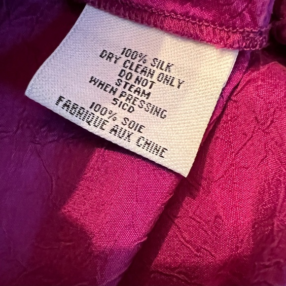 Eileen Fisher Silk Blouse - Size Large - Picture 7 of 8